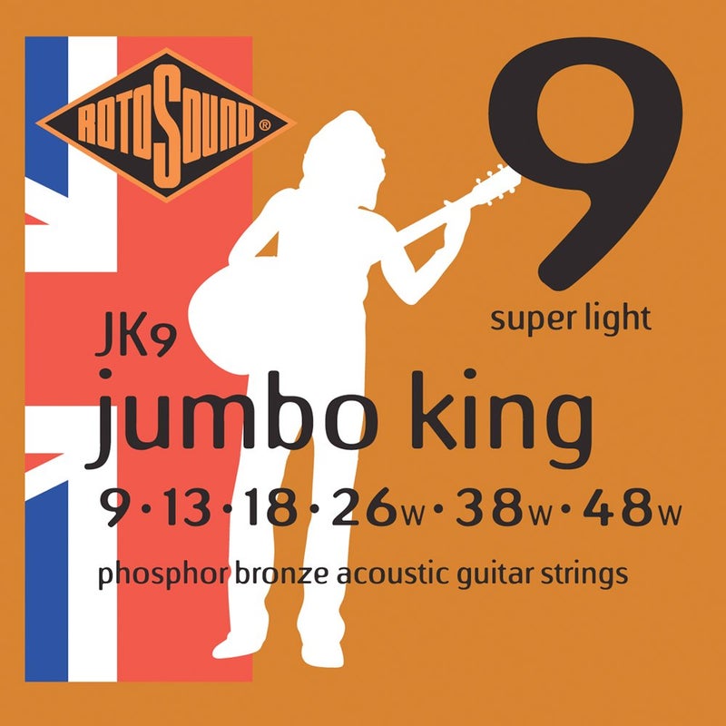 Rotosound JK9 Jumbo King Super Light Phosphor Bronze Acoustic Guitar Strings